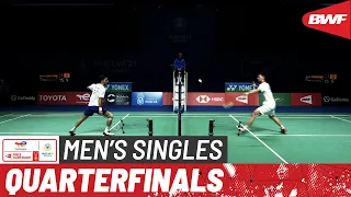 TotalEnergies BWF World Championships 2021 | Lakshya Sen (IND) vs Zhao Jun Peng (CHN) | QF