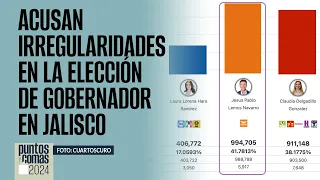 #PuntosYComas¬ Acusan irregularidades en la elección de Gobernador en Jalisco