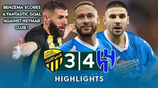 Al Ittihad vs Al Hilal 3-4 | All Goals & Highlights | today football match | Saudi League 2023