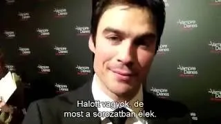 Ian Somerhalder Interview at The Vampire Diaries 100th Episode Celebration (hun sub)