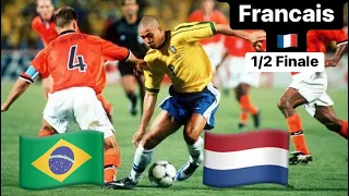 BRÉSIL 1-1 PAYS BAS 98 RÉSUMÉ EN FRANÇAIS🇫🇷 [ Coupe Du Monde 1998 ] HD