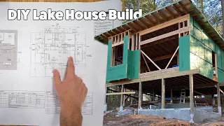 Building a TINY Lakefront Cabin in the Woods | Lake House Build Ep. 1