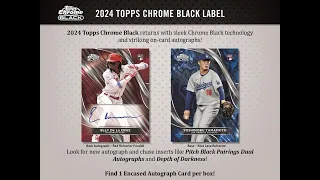 2024 Topps Chrome Black PYT Pick Your Team Full Case Break #104 - 4/18/24