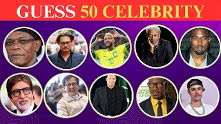 Guess the Celebrity | 50 Most Famous People in the World