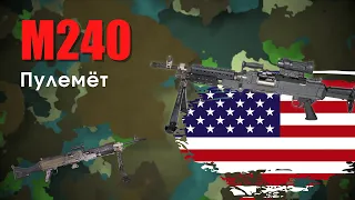 Видеообзор на пулемет M240 (США)