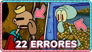 22 ERRORES ABSURDOS en BOB ESPONJA | Parte 3