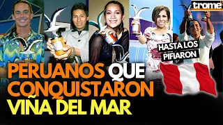 VIÑA DEL MAR: Todos los ARTISTAS PERUANOS que ganaron GAVIOTAS DE PLATA (recibieron pifias😱) 👏🎤