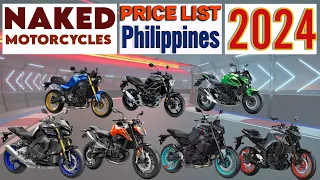 Naked Motorcycles price List in Philippines 2024