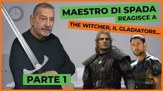 Vero MAESTRO DI SPADA reagisce a THE WITCHER, IL GLADIATORE e altri film⎮ Slim Dogs