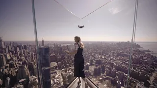 EDGE: NYC's NEWEST SKY DECK AT HUDSON YARDS. WOULD YOU FLOAT ABOVE THE CITY 100 STORIES UP?