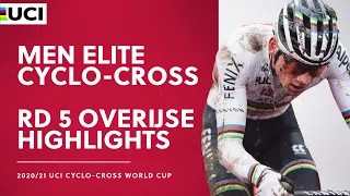 Round 5 - Men Elite Highlights | 2020/21 UCI Cyclo-cross World Cup - Overijse