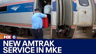 Amtrak Borealis makes inaugural Milwaukee trip | FOX6 News Milwaukee