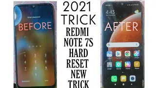 REDMI NOTE 7S HOW TO HARD RESET 😲😲 NOTE 7S RESET KAISE KARE  NEW TRICK 2021