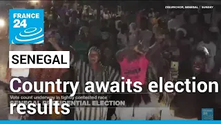 Senegal awaits presidential poll outcome as opposition supporters celebrate • FRANCE 24 English