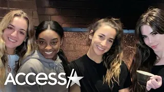 Simone Biles Bonds w/ Aly Raisman & Gymnast Pals After Testimony