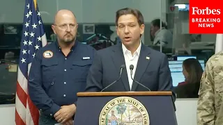 BREAKING NEWS: Florida Gov. Ron DeSantis Holds Press Briefing About Tropical Storm Idalia