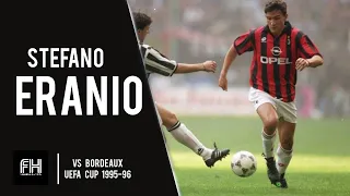 Stefano Eranio ● Goal and Skills ● AC Milan 2-0 Bordeaux ● UEFA Cup 1/4 Final 1995-96