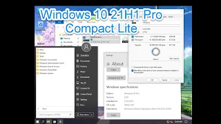 Windows 10 21H1 Pro Compact Lite (19043.1147) x64 (1.39 GB)