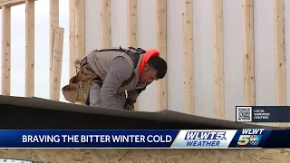 People around Greater Cincinnati adjusting to bitter winter cold this week