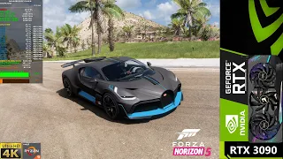 Forza Horizon 5 Bugatti Divo Extreme Settings 4K | RTX 3090 | Ryzen 9 5950X