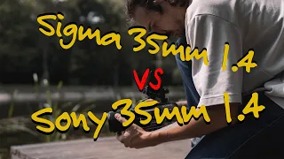 Обзор и сравнение: Sigma 35mm F1.4 DG DN Art против Sony 35mm F1.4 GM для камер Sony