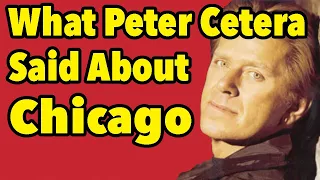 What Peter Cetera Said About Chicago Right After He Left the Band