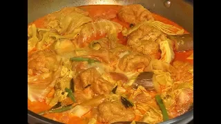 Vegetables curry 咖喱菜