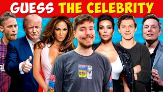 GUESS THE CELEBRITY IN 3 SECONDS | 100 Famous People | Celebrity Quiz