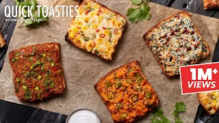 Quick & easy Toasties - 4 ways | Microwave Oven | Chef Sanjyot Keer #CookWithATwist #MorphyRichards