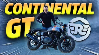 ROYAL ENFIELD CONTINENTAL GT 650 (2024): VA BENE AL BAR... E TRA LE CURVE! - Test Ride ITA