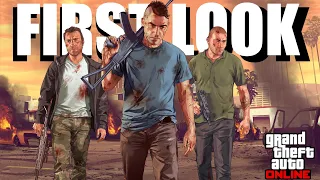 My First Look At Grand Theft Auto 5 Online - Full Gameplay - Part 1