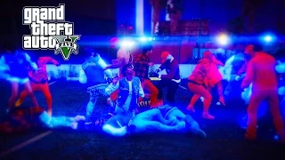 GTA 5 ONLINE - BLOODS VS CRIPS WHO WILL WIN? PART 4
