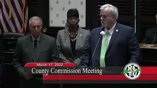 County Commission Meeting - March 17, 2022