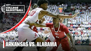 No. 2 Alabama holds on vs. Arkansas‼️ | Full Game Highlights | ESPN College Basketball