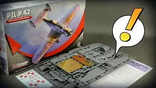 PZL.42 - Mirage 1:48 (481320) - unboxing