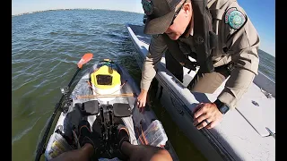 Game Warden visit while Fishing