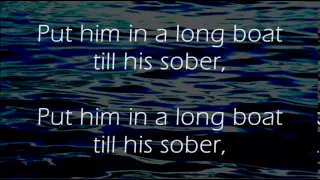 Drunken' Sailor - Irish Rovers - Lyrics ,