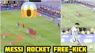 Leo Messi Free-kick Goal vs Panama as Messi Score Stunning 800th Goal in Argentina vs Panama