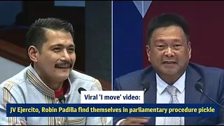 Viral 'I move' video: JV Ejercito, Robin Padilla find themselves in parliamentary procedure pickle
