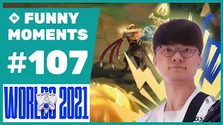 THE KING IS BACK - Funny Moments #107 Worlds 2021 Group Stage 1st Round-Robin