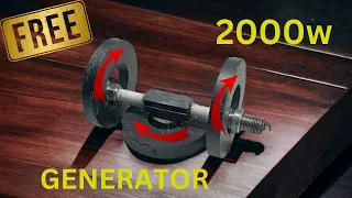 🪫How to Build the Simplest Generator That Can Produce 220V Electricity for You🔋