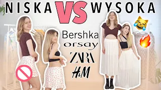 😂 157 vs 175 MIERZYMY SPÓDNICZKI Z SIECIÓWEK Z BASIA KASZUBA / Zara, Bershka, H&m, Orsay