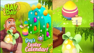 Hay Day Greg's Easter Calendar (2023) - Easter Eggs