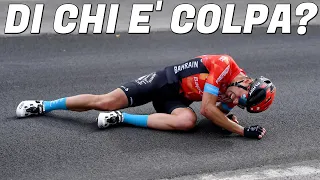 Caduta Mikel Landa al Giro d'Italia | Di chi è Colpa?