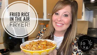 Fried Rice in the Air Fryer! || Extremely Easy! || Mom of 10