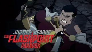 Wonder Woman asesina a Shazam y Aquaman | Justice League: The Flashpoint Paradox