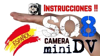 Como usar la SQ8 Mini Dv Camara [ Instrucciones ]  @ songoland