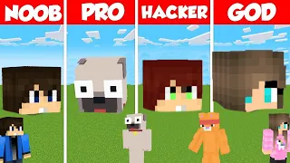 NOOB VS PRO VIDEÓS FEJ A MINECRAFTBAN!