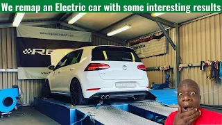 We Remap an electric car with some interesting results