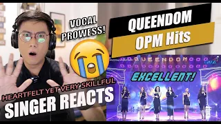 QUEENDOM - OPM Hits - Tribute to Mike Enriquez [All-Out Sundays] | SINGER REACTION